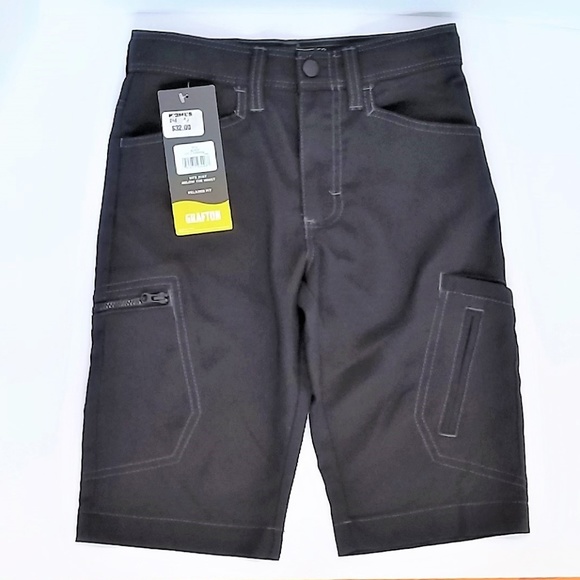 Lee Other - Lee Grafton Shorts Black Stretch Boys 4, 5, 7X NWT